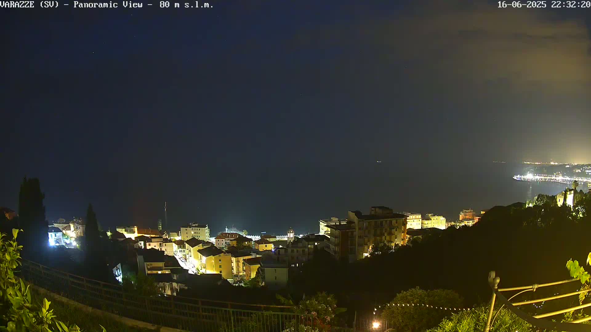 Varazze, Ligurian Sea Panaromic  Live Cam -  Liguria, Italy
