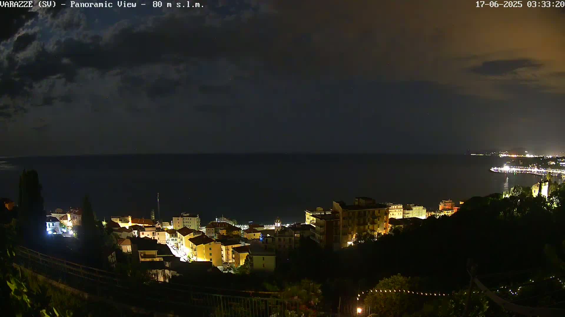 Varazze, Ligurian Sea Panaromic  Live Cam -  Liguria, Italy
