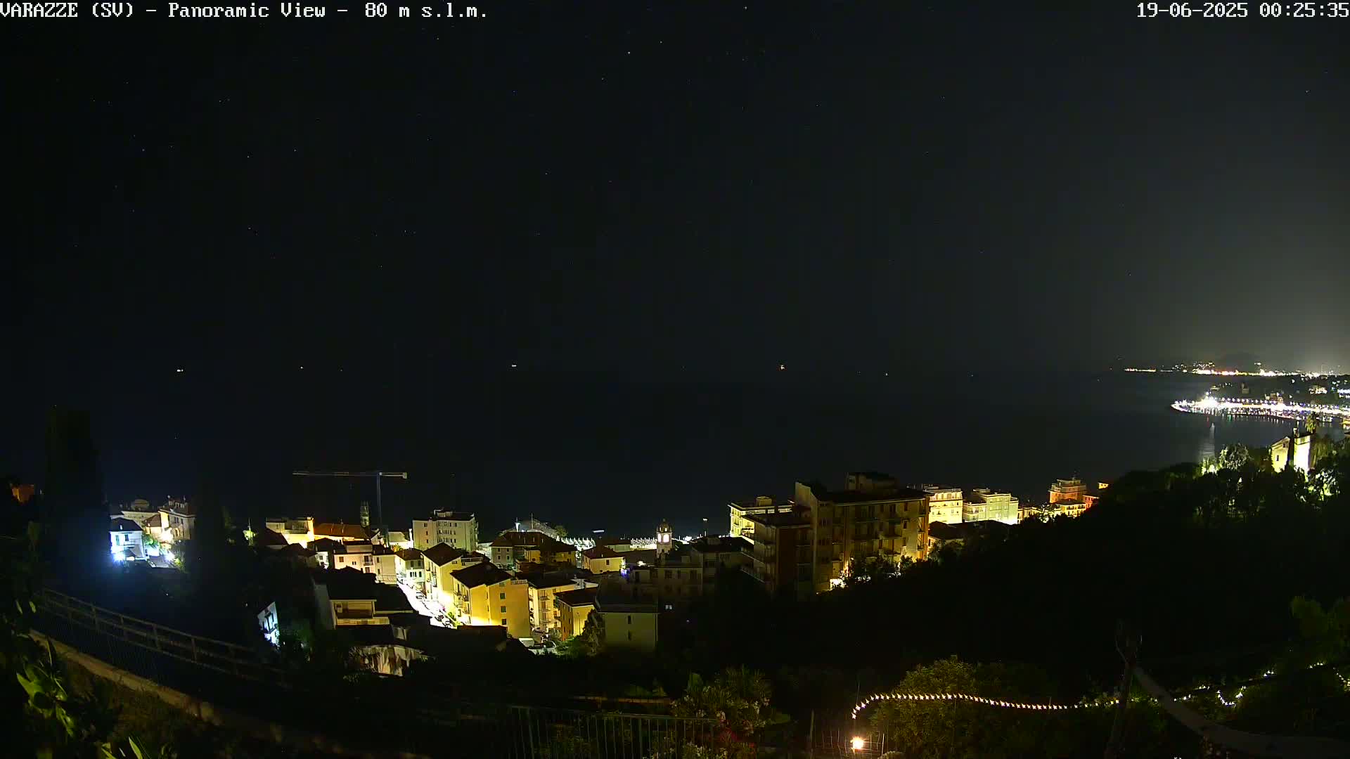 Varazze, Ligurian Sea Panaromic  Live Cam -  Liguria, Italy