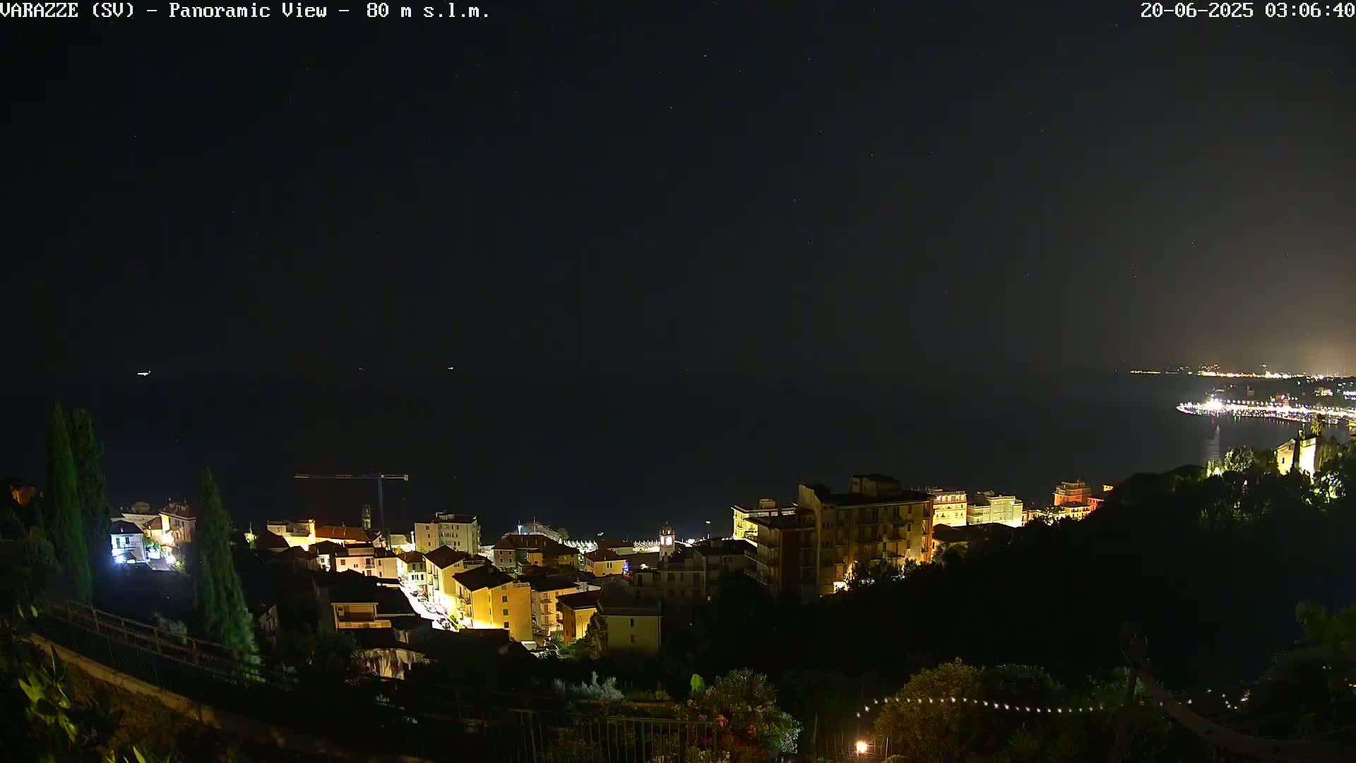 Varazze, Ligurian Sea Panaromic  Live Cam -  Liguria, Italy