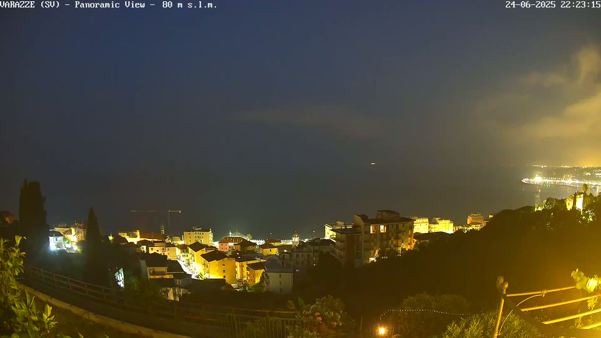 Varazze, Ligurian Sea Panaromic  Live Cam -  Liguria, Italy