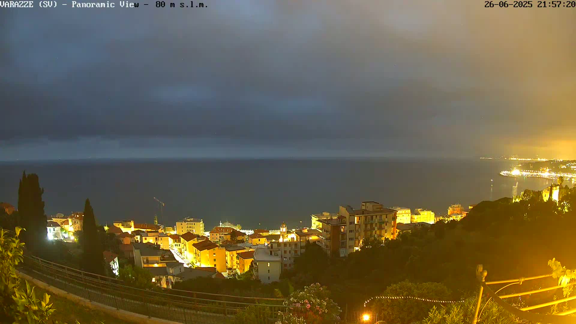 Varazze, Ligurian Sea Panaromic  Live Cam -  Liguria, Italy