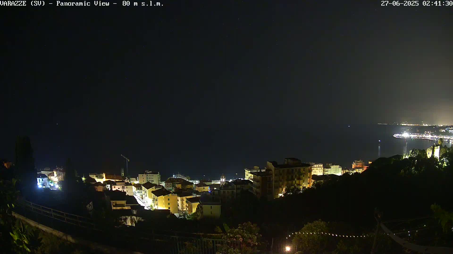 Varazze, Ligurian Sea Panaromic  Live Cam -  Liguria, Italy