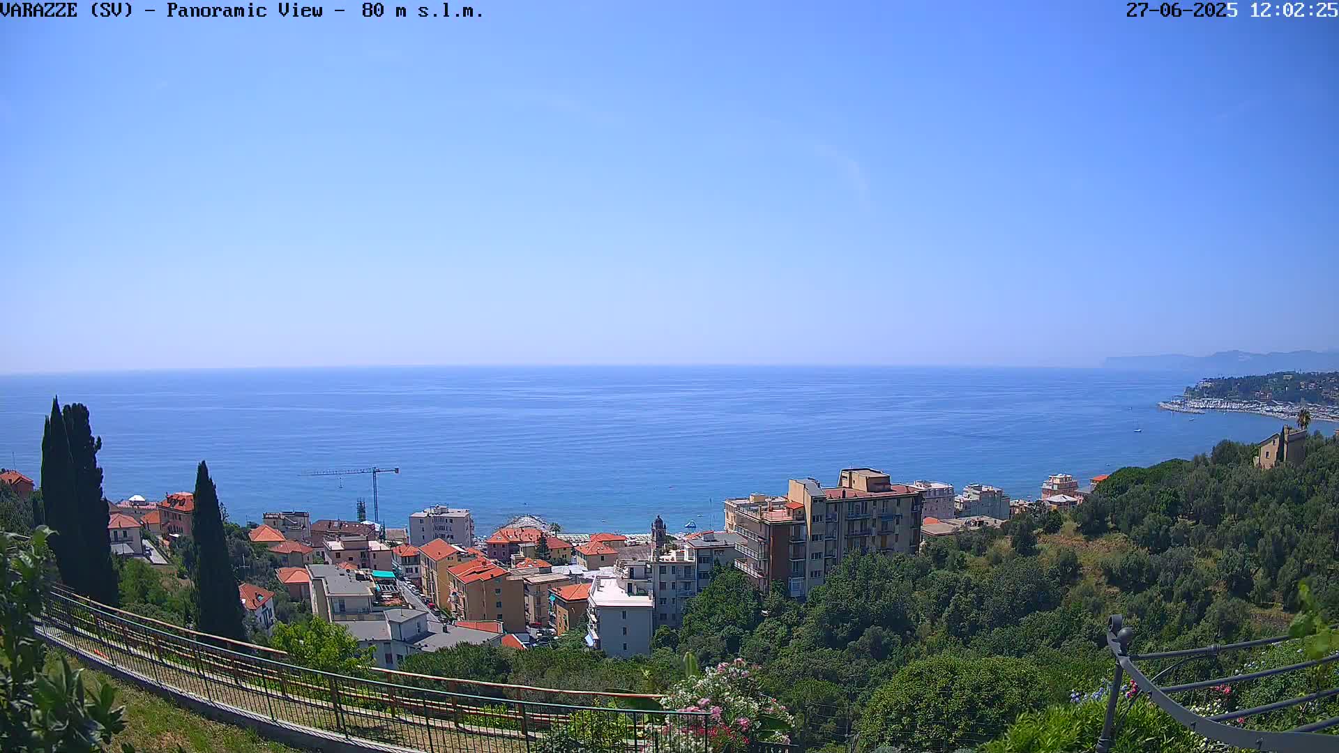 Varazze, Ligurian Sea Panaromic  Live Cam -  Liguria, Italy