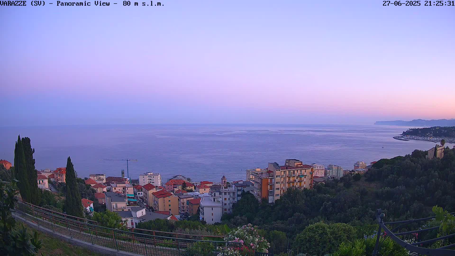 Varazze, Ligurian Sea Panaromic  Live Cam -  Liguria, Italy