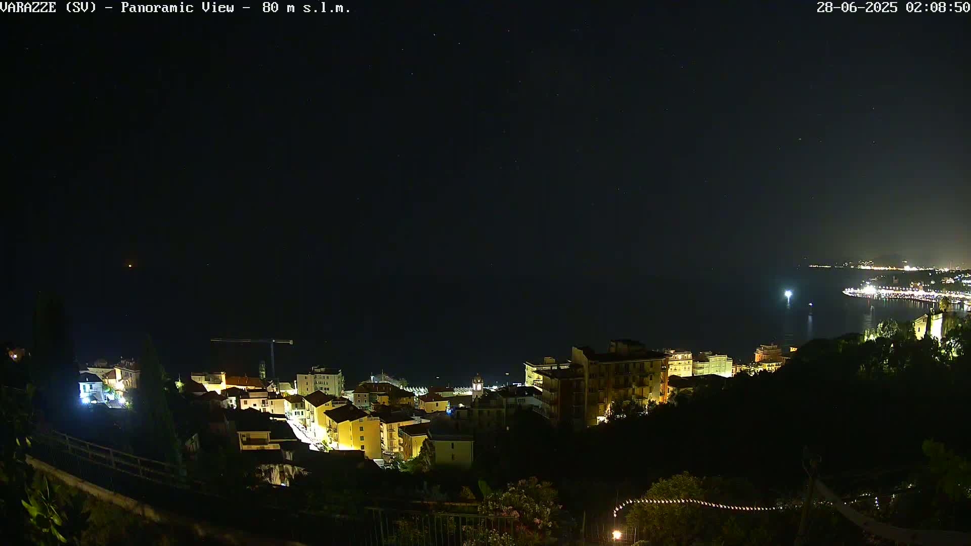 Varazze, Ligurian Sea Panaromic  Live Cam -  Liguria, Italy
