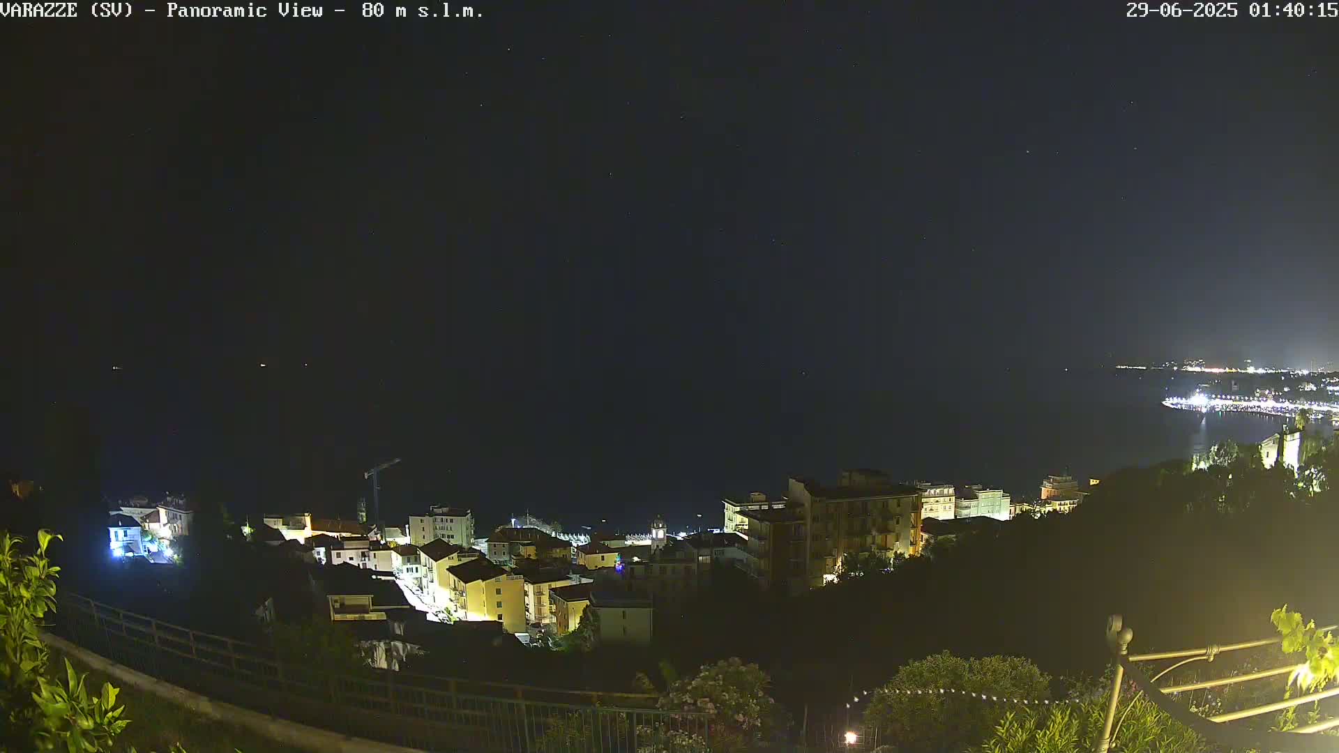 Varazze, Ligurian Sea Panaromic  Live Cam -  Liguria, Italy