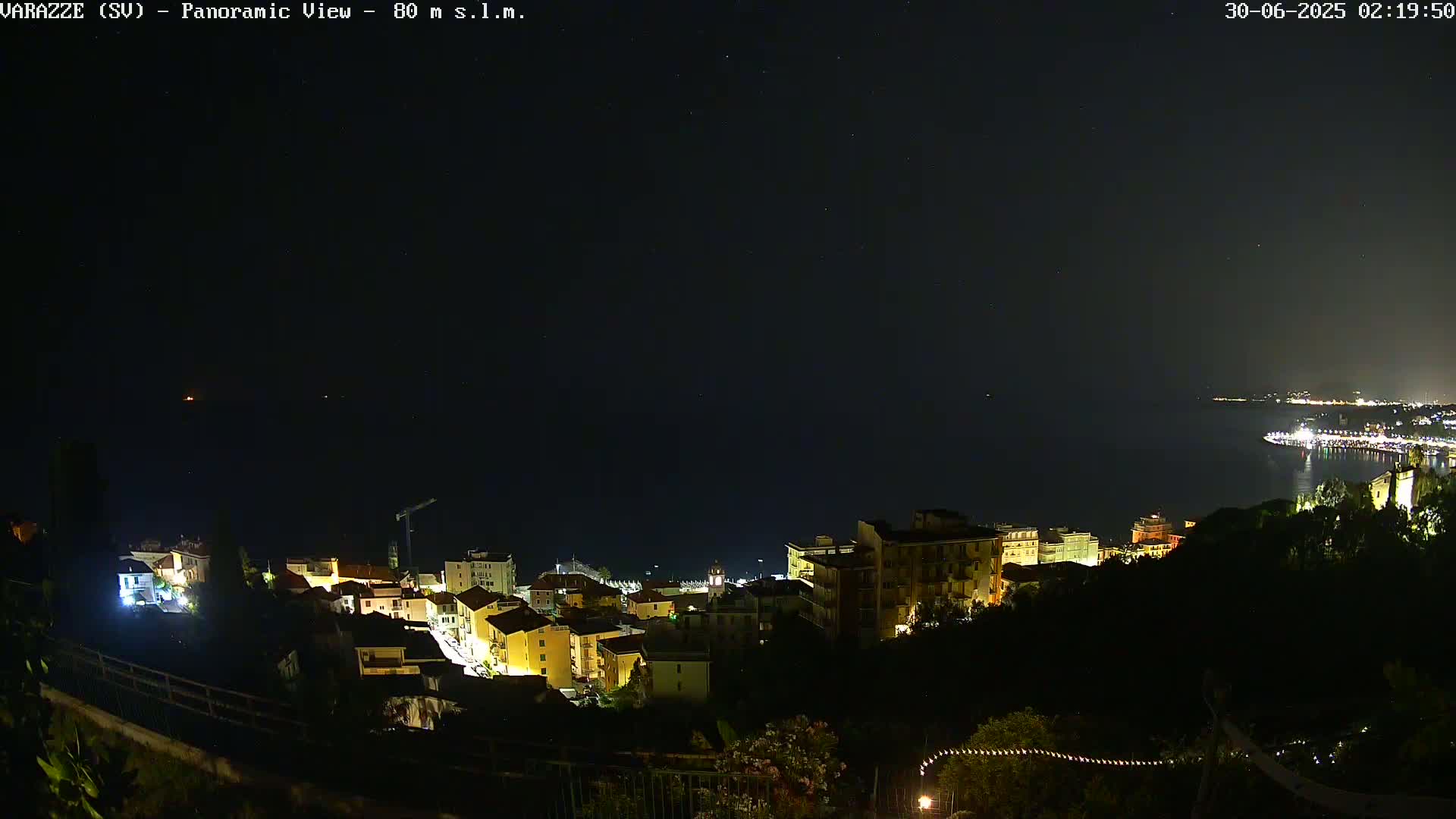 Varazze, Ligurian Sea Panaromic  Live Cam -  Liguria, Italy