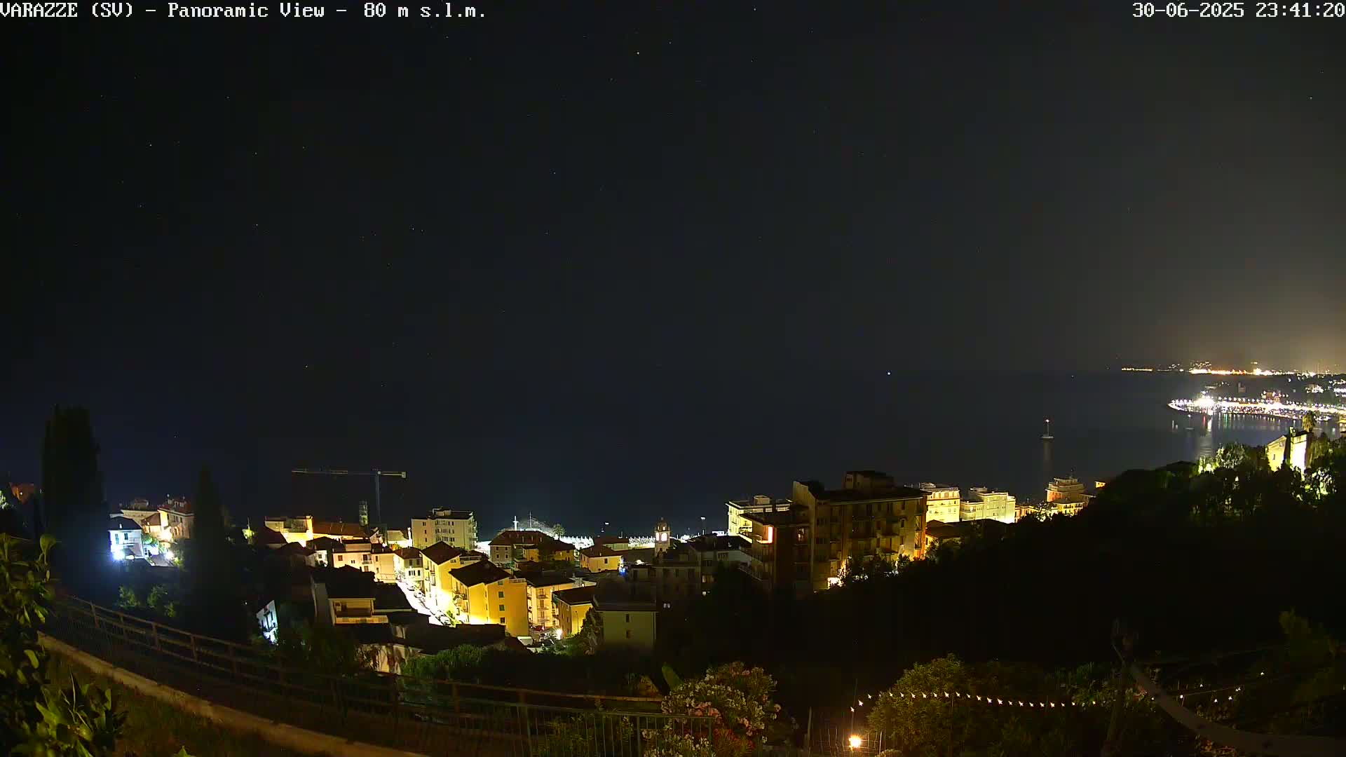 Varazze, Ligurian Sea Panaromic  Live Cam -  Liguria, Italy