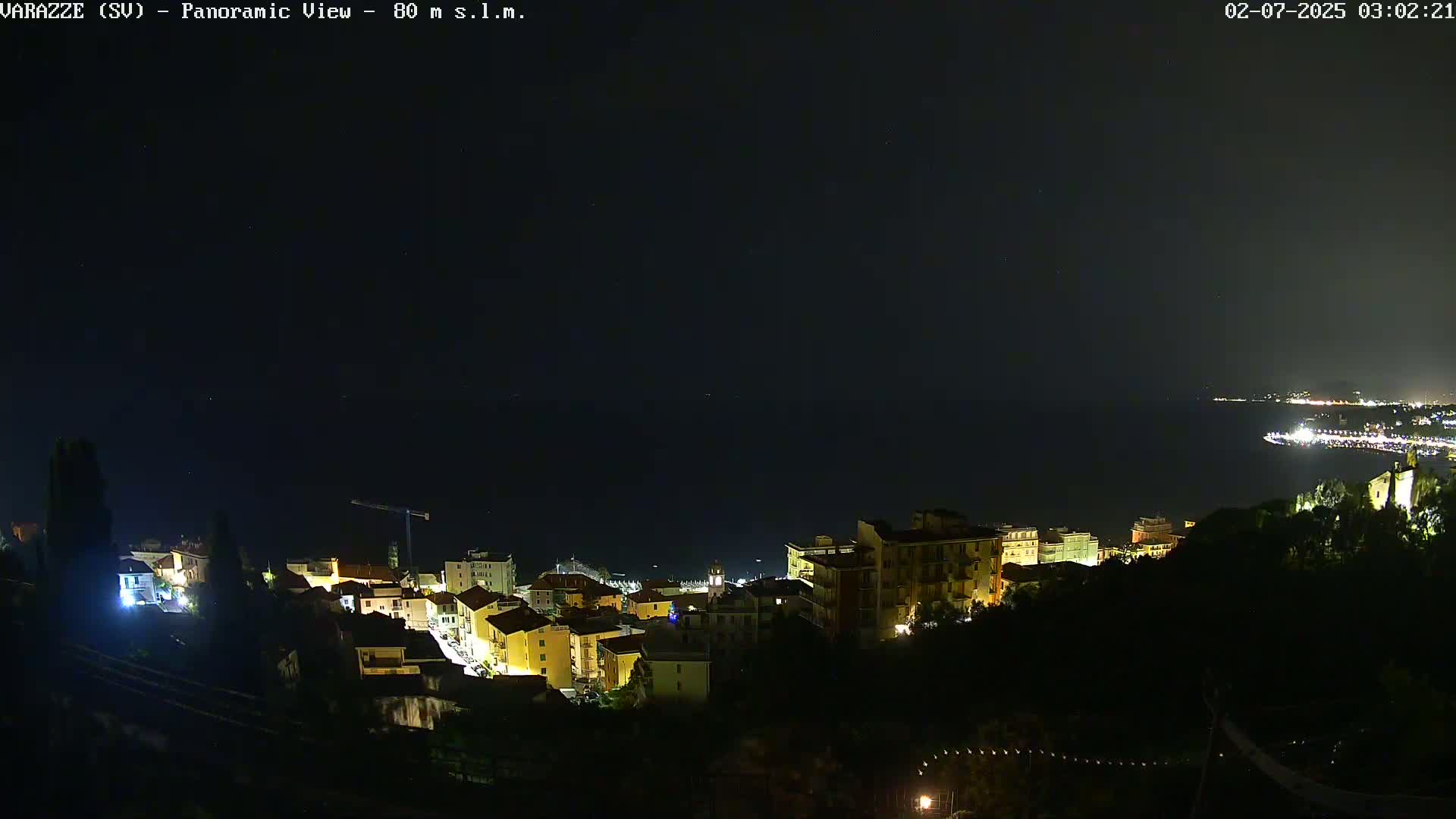 Varazze, Ligurian Sea Panaromic  Live Cam -  Liguria, Italy