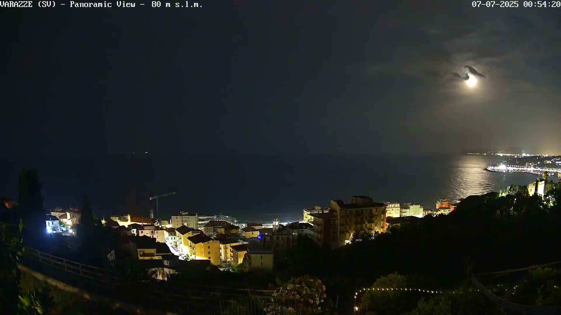 Varazze, Ligurian Sea Panaromic  Live Cam -  Liguria, Italy