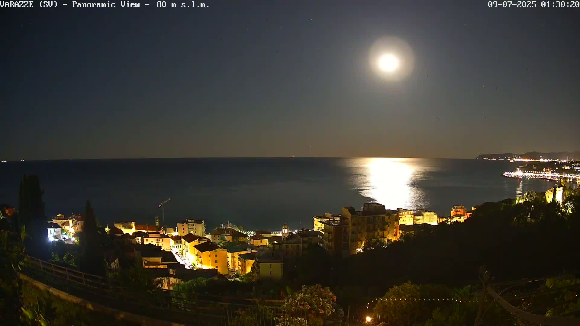 Varazze, Ligurian Sea Panaromic  Live Cam -  Liguria, Italy