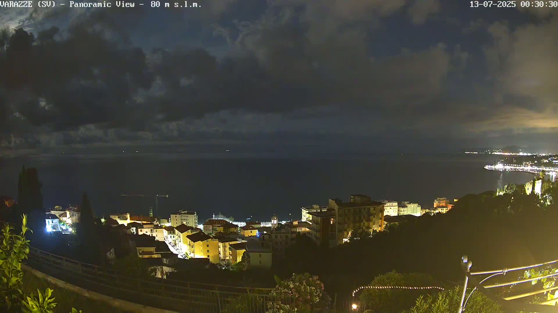 Varazze, Ligurian Sea Panaromic  Live Cam -  Liguria, Italy