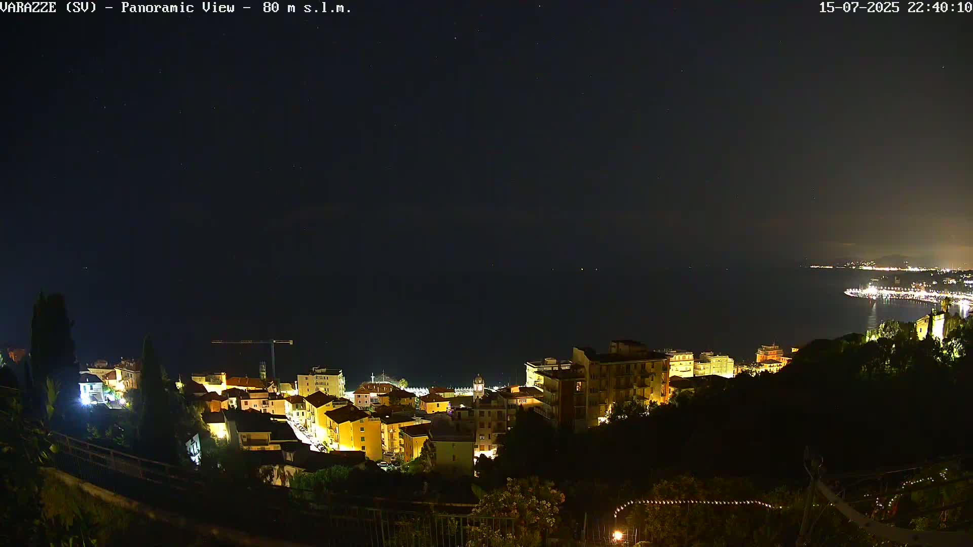 Varazze, Ligurian Sea Panaromic  Live Cam -  Liguria, Italy