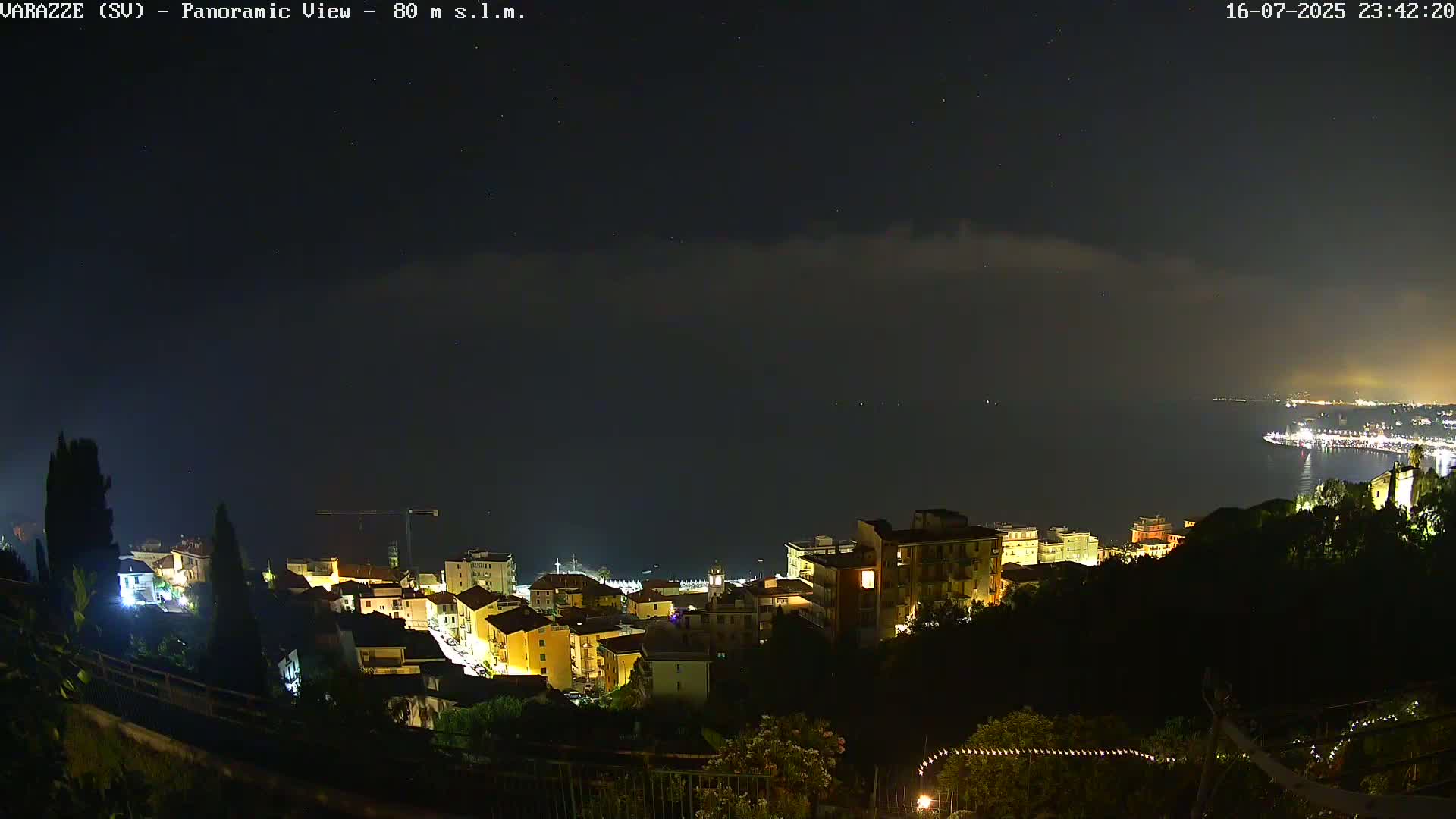 Varazze, Ligurian Sea Panaromic  Live Cam -  Liguria, Italy