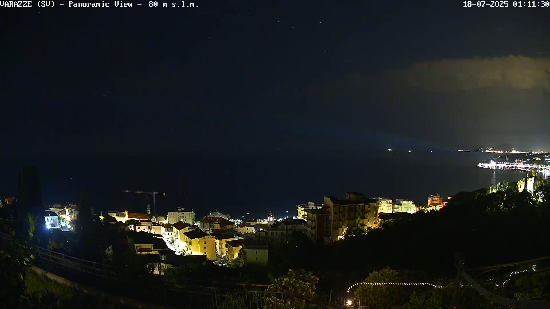 Varazze, Ligurian Sea Panaromic  Live Cam -  Liguria, Italy