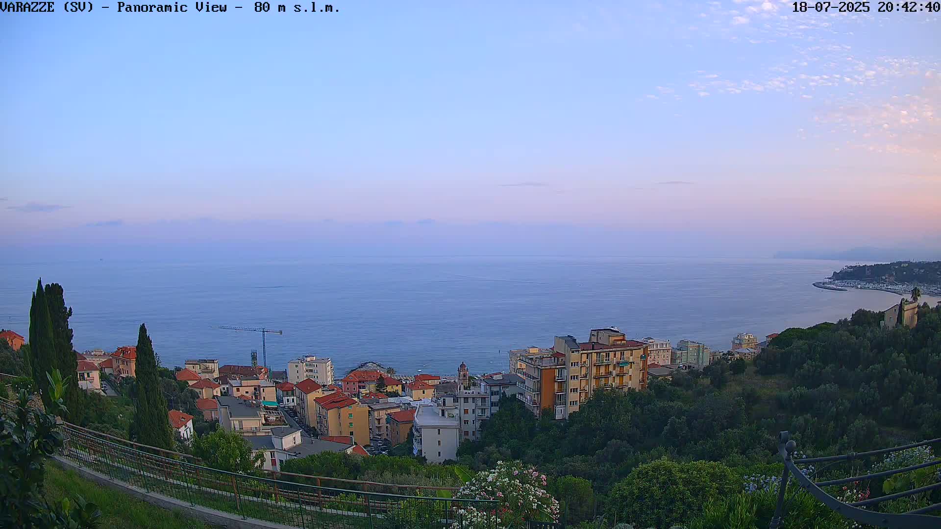 Varazze, Ligurian Sea Panaromic  Live Cam -  Liguria, Italy