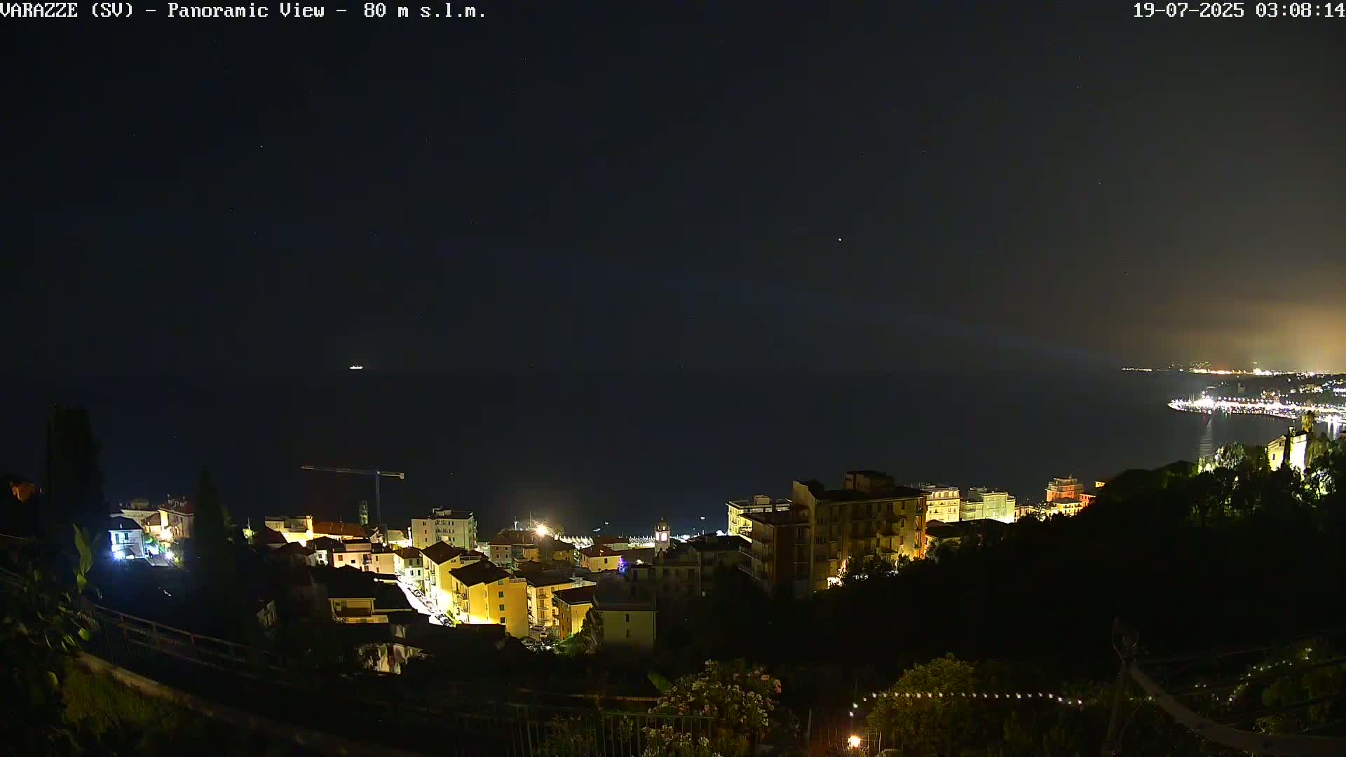 Varazze, Ligurian Sea Panaromic  Live Cam -  Liguria, Italy