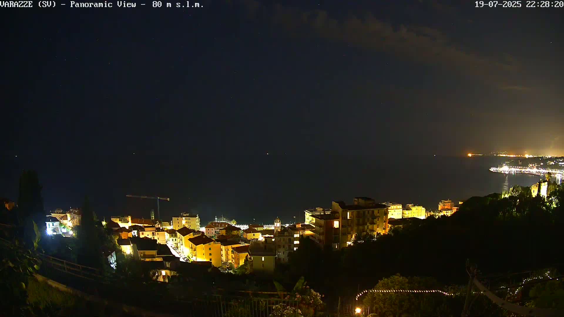 Varazze, Ligurian Sea Panaromic  Live Cam -  Liguria, Italy