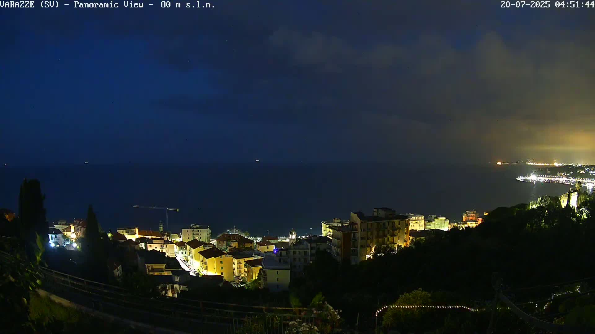 Varazze, Ligurian Sea Panaromic  Live Cam -  Liguria, Italy