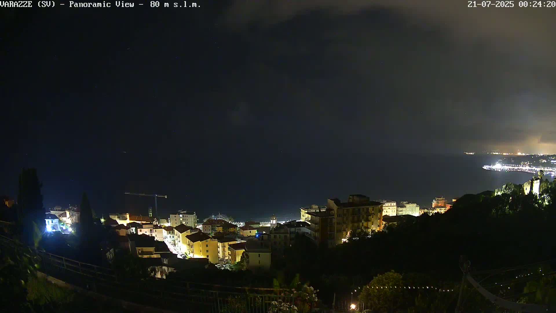 Varazze, Ligurian Sea Panaromic  Live Cam -  Liguria, Italy