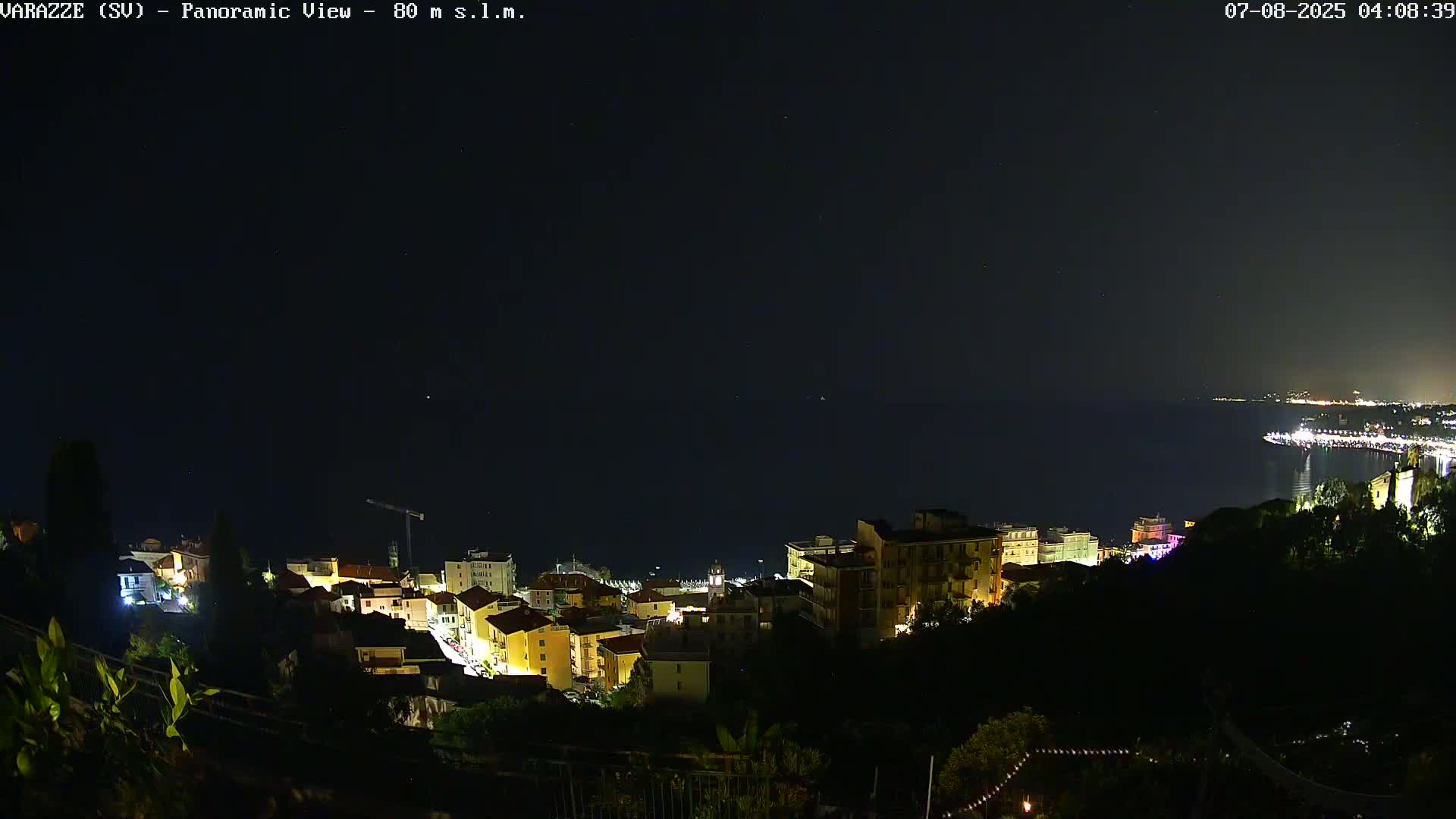 Varazze, Ligurian Sea Panaromic  Live Cam -  Liguria, Italy