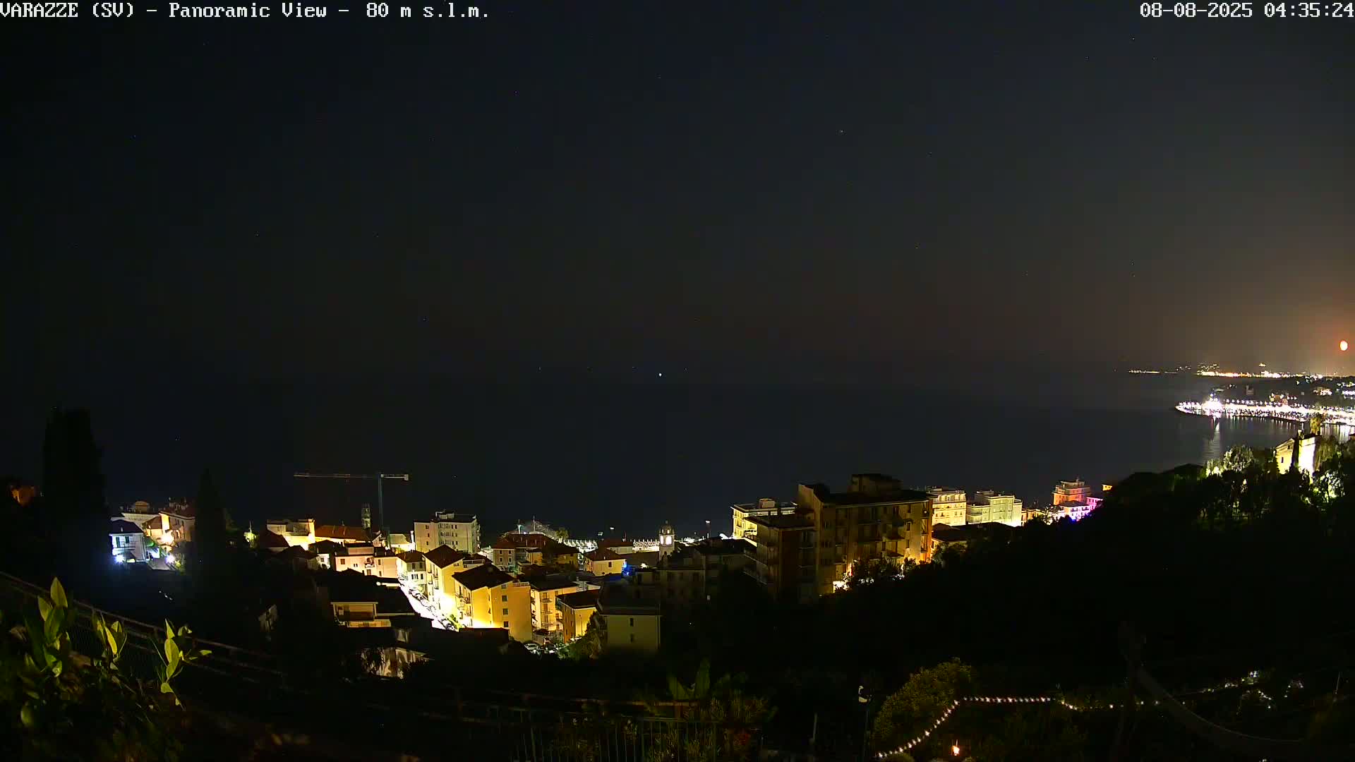 Varazze, Ligurian Sea Panaromic  Live Cam -  Liguria, Italy