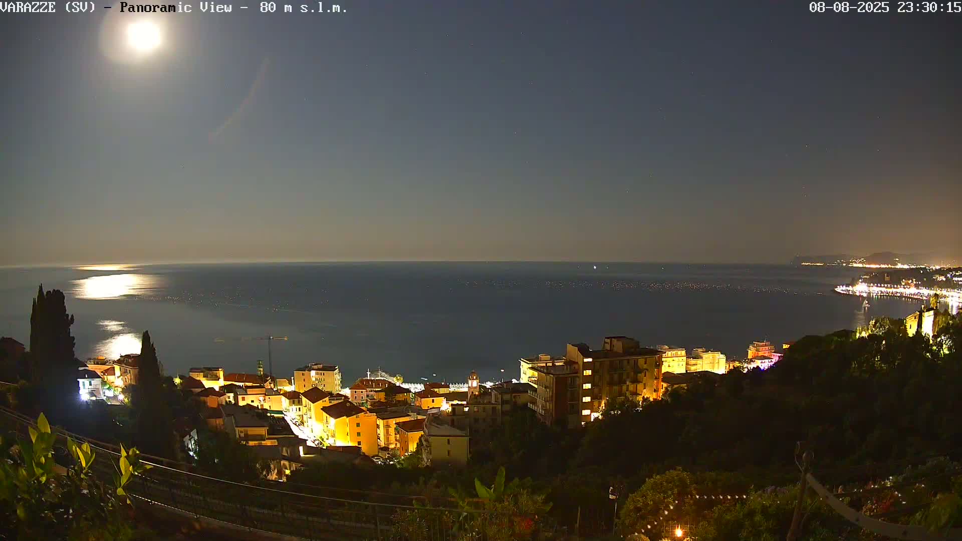 Varazze, Ligurian Sea Panaromic  Live Cam -  Liguria, Italy