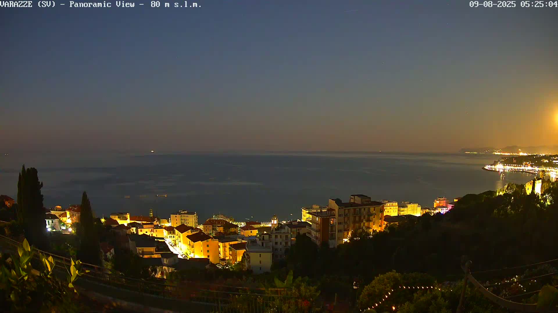 Varazze, Ligurian Sea Panaromic  Live Cam -  Liguria, Italy