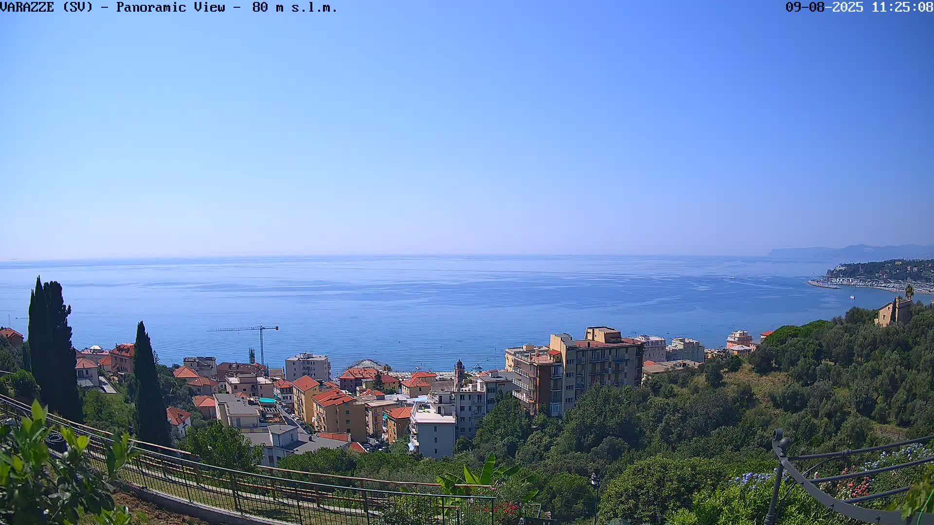 Varazze, Ligurian Sea Panaromic  Live Cam -  Liguria, Italy