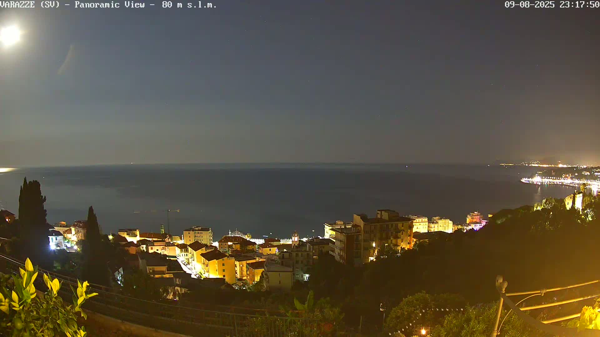 Varazze, Ligurian Sea Panaromic  Live Cam -  Liguria, Italy