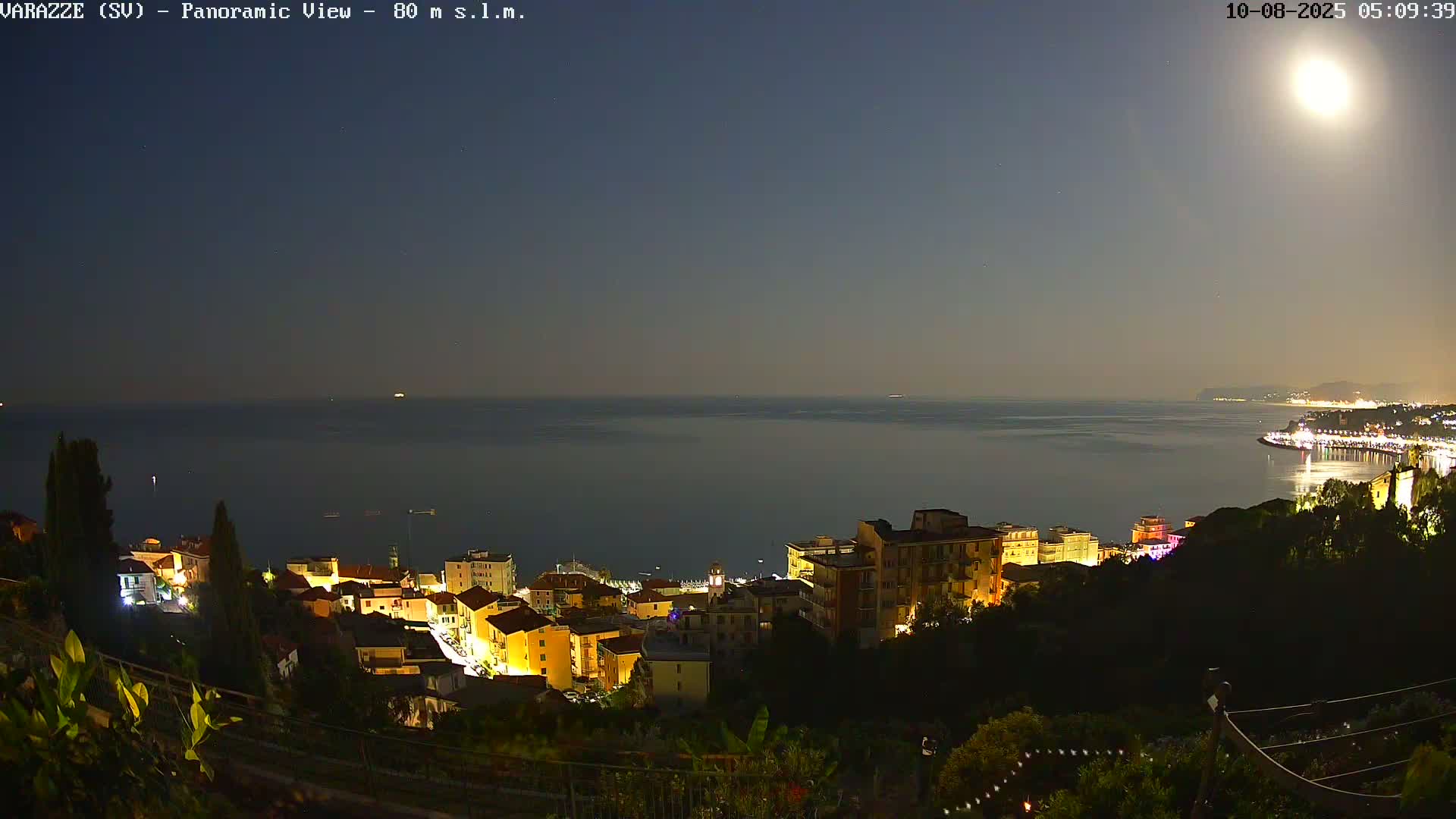 Varazze, Ligurian Sea Panaromic  Live Cam -  Liguria, Italy