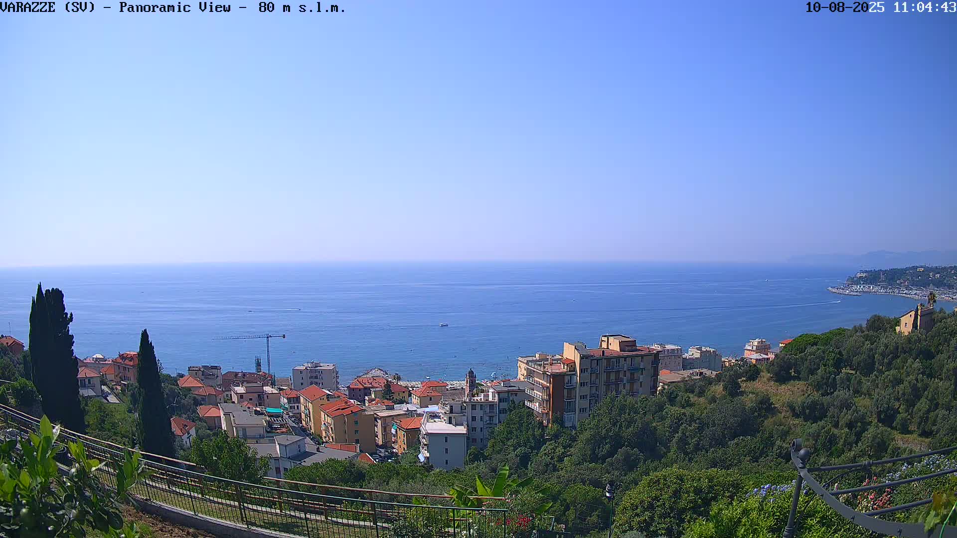 Varazze, Ligurian Sea Panaromic  Live Cam -  Liguria, Italy