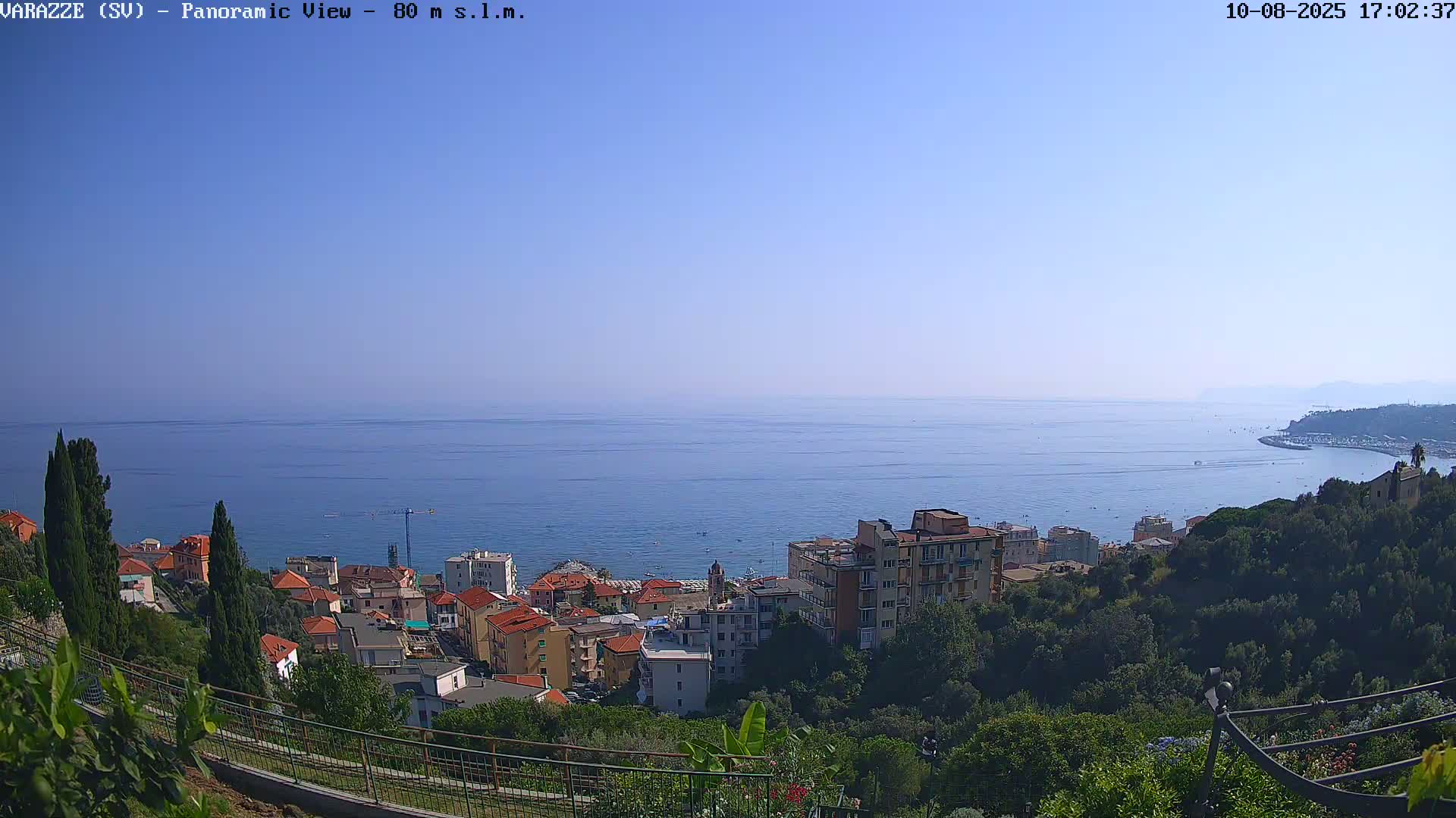 Varazze, Ligurian Sea Panaromic  Live Cam -  Liguria, Italy