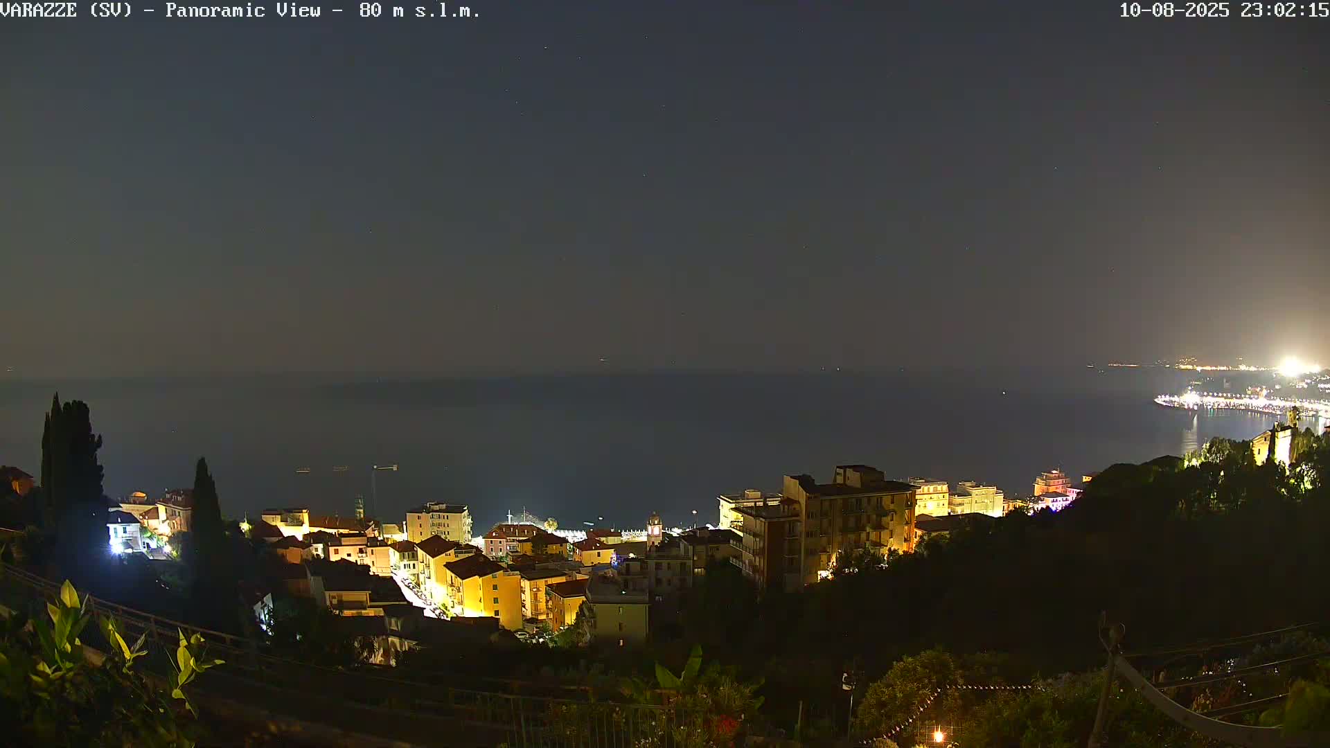 Varazze, Ligurian Sea Panaromic  Live Cam -  Liguria, Italy