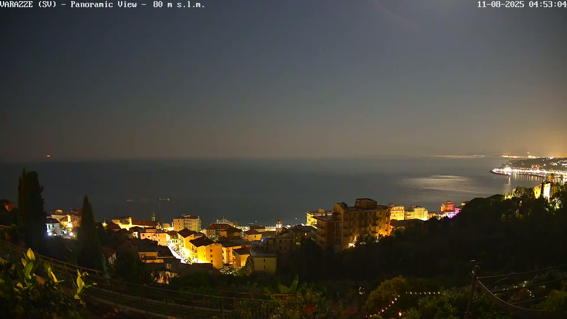 Varazze, Ligurian Sea Panaromic  Live Cam -  Liguria, Italy
