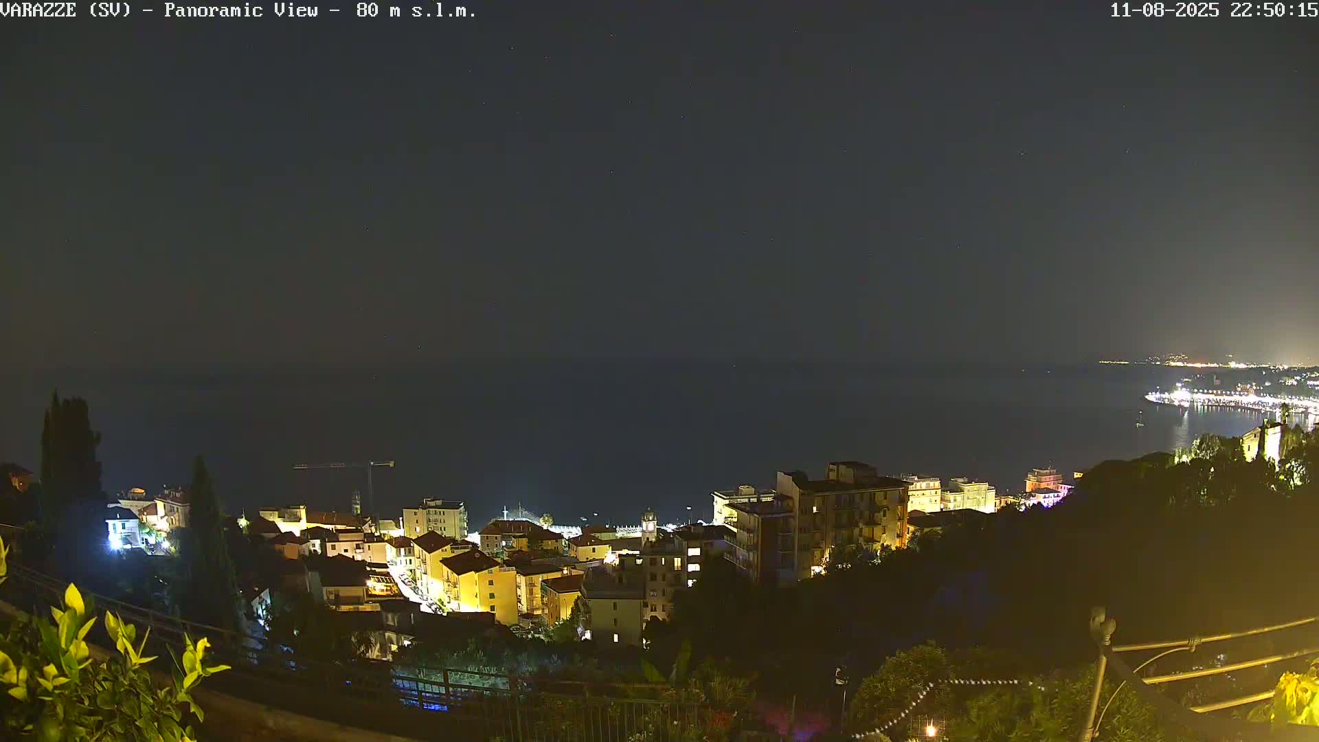 Varazze, Ligurian Sea Panaromic  Live Cam -  Liguria, Italy