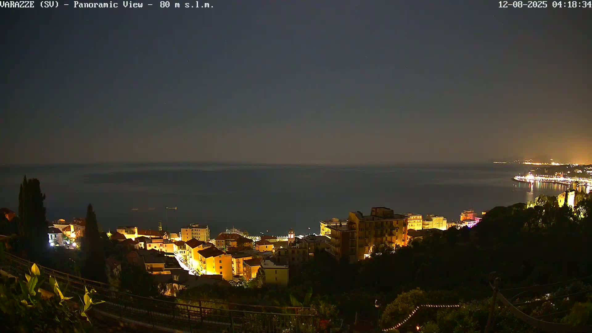 Varazze, Ligurian Sea Panaromic  Live Cam -  Liguria, Italy