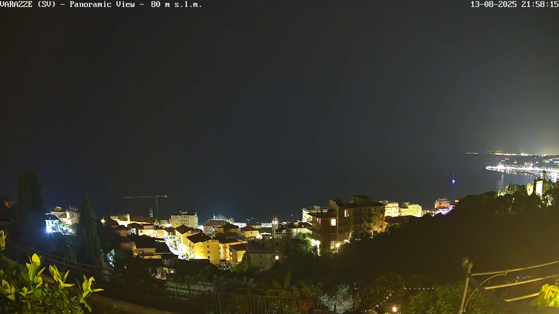 Varazze, Ligurian Sea Panaromic  Live Cam -  Liguria, Italy