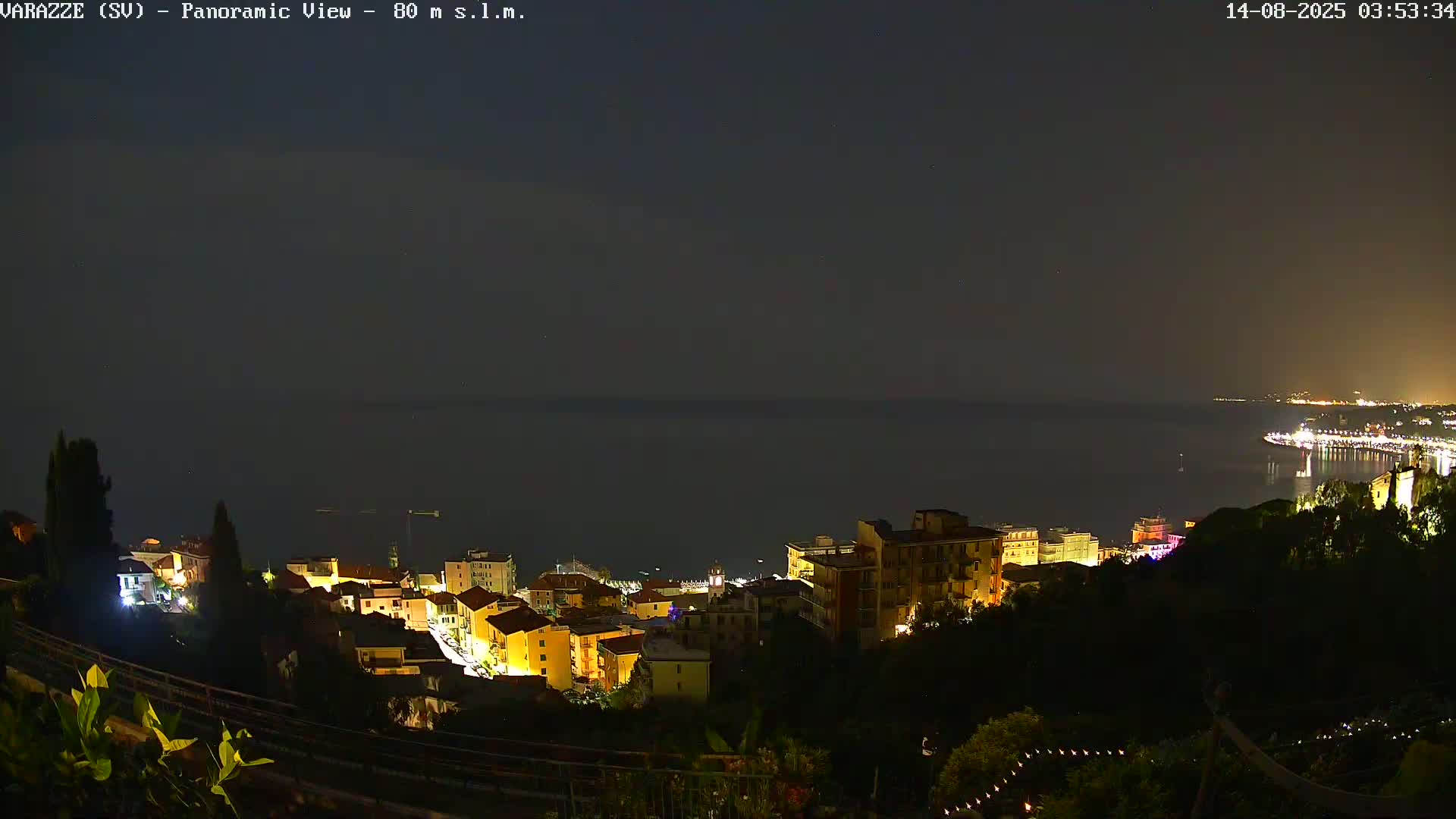 Varazze, Ligurian Sea Panaromic  Live Cam -  Liguria, Italy