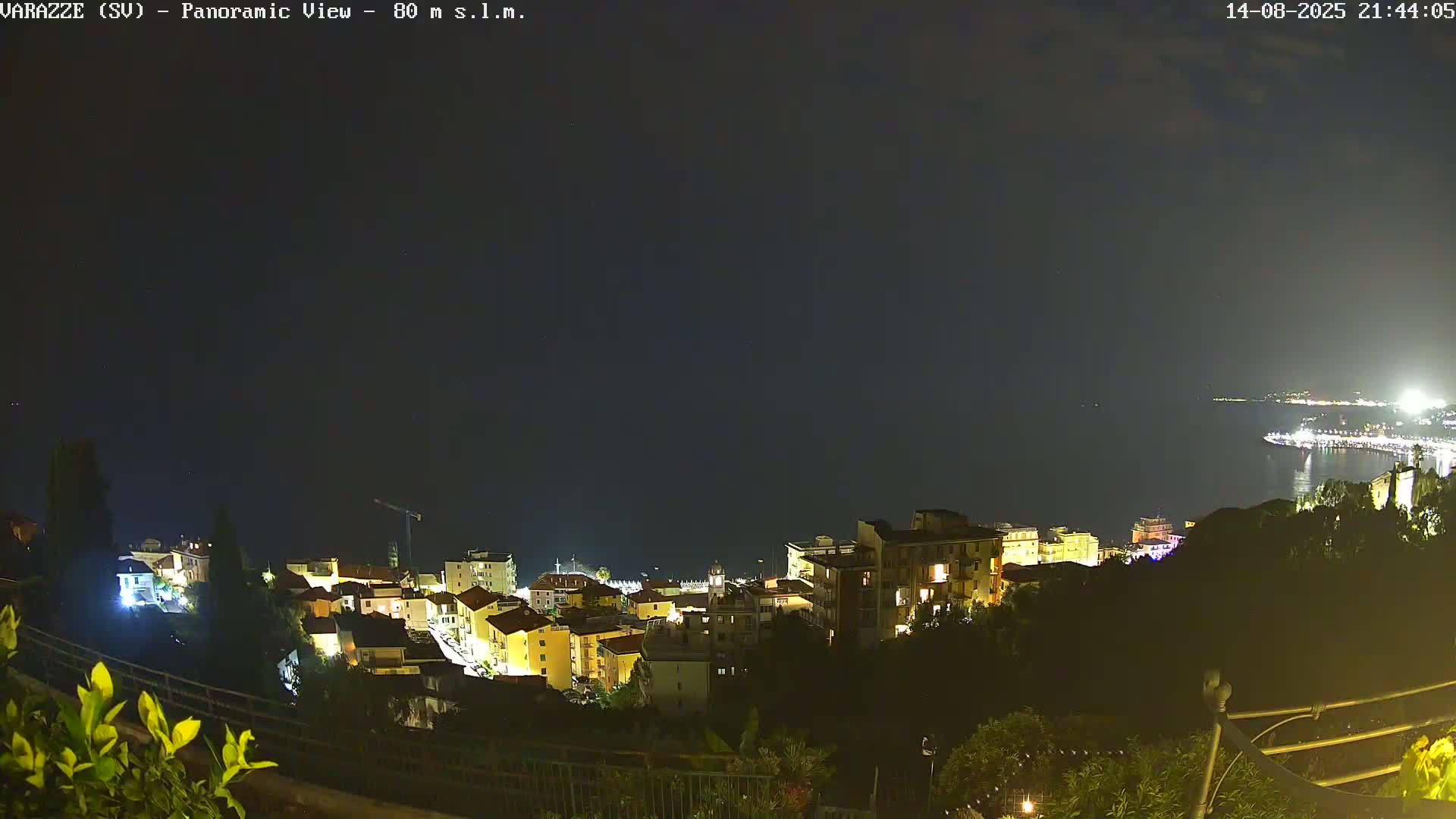 Varazze, Ligurian Sea Panaromic  Live Cam -  Liguria, Italy