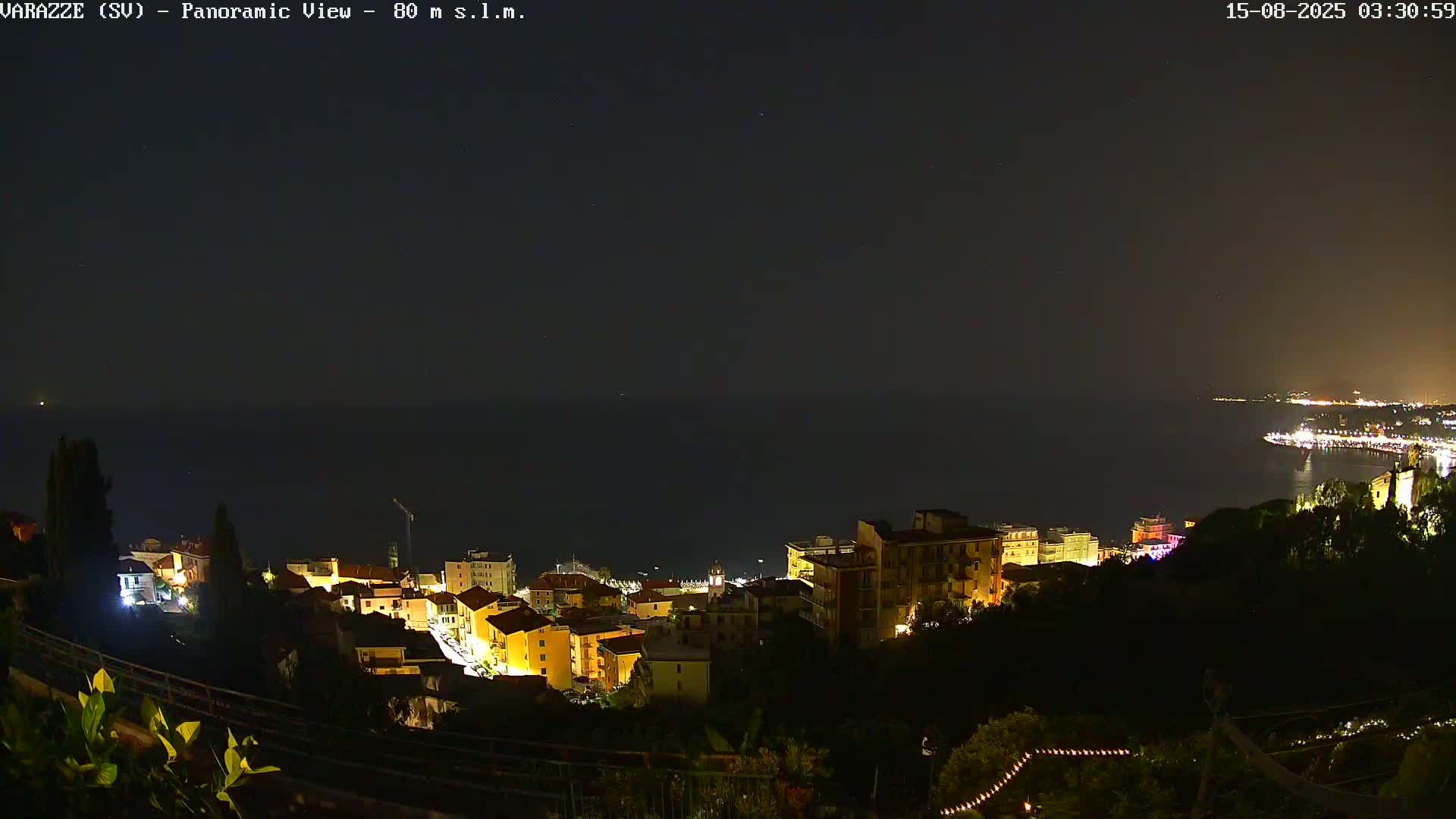 Varazze, Ligurian Sea Panaromic  Live Cam -  Liguria, Italy