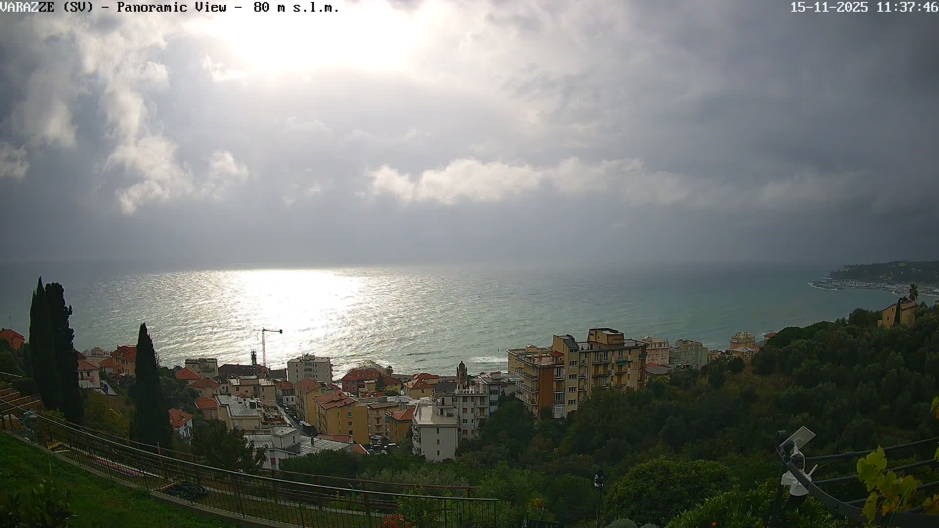 Varazze, Ligurian Sea Panaromic  Live Cam -  Liguria, Italy