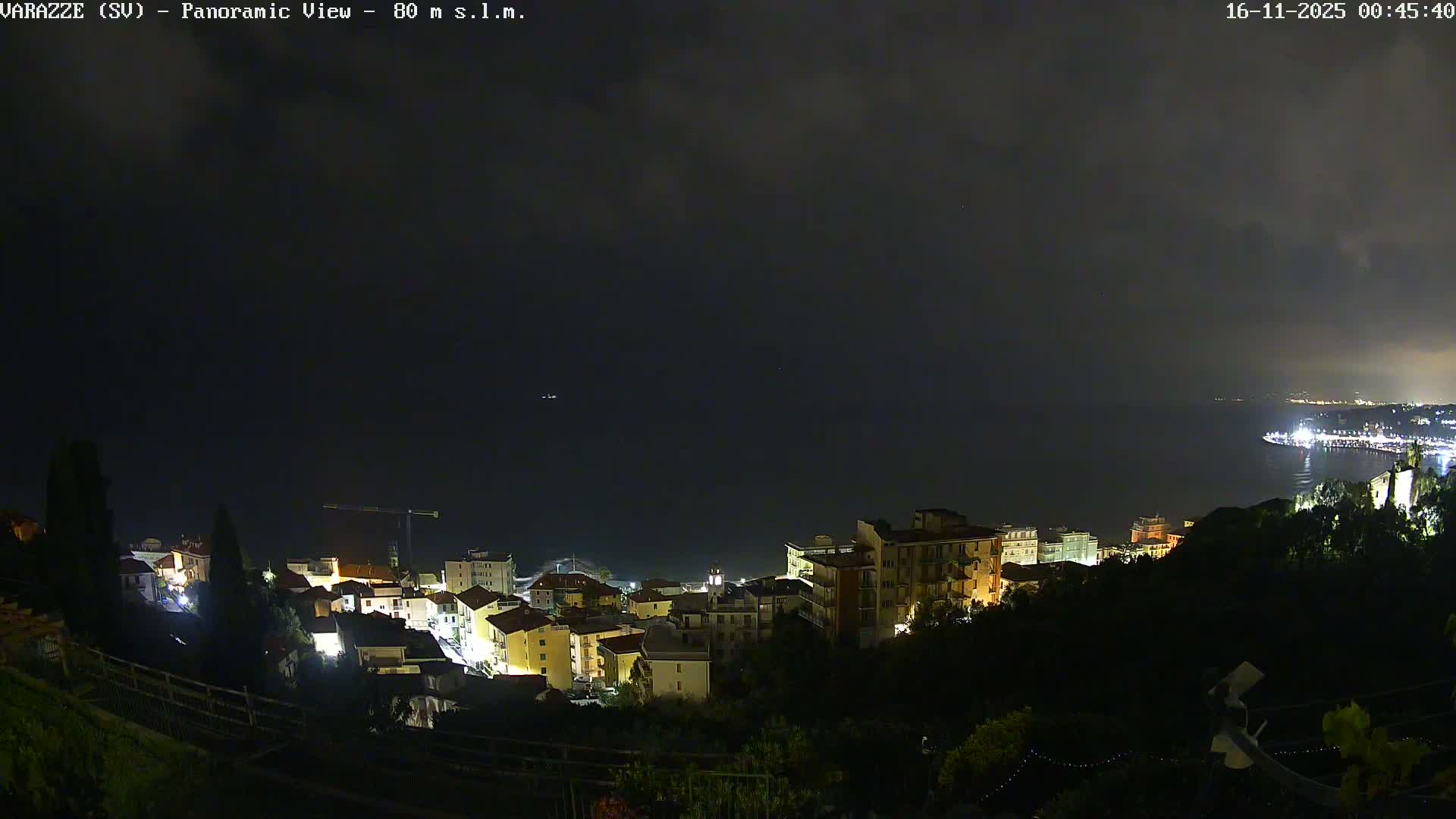 Varazze, Ligurian Sea Panaromic  Live Cam -  Liguria, Italy