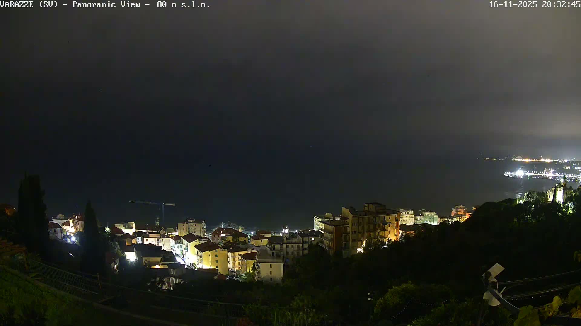 Varazze, Ligurian Sea Panaromic  Live Cam -  Liguria, Italy