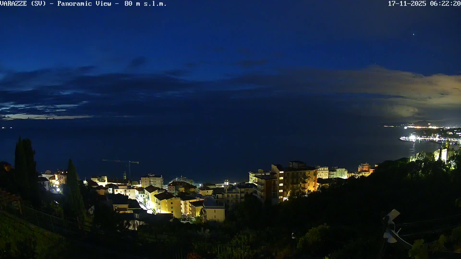 Varazze, Ligurian Sea Panaromic  Live Cam -  Liguria, Italy
