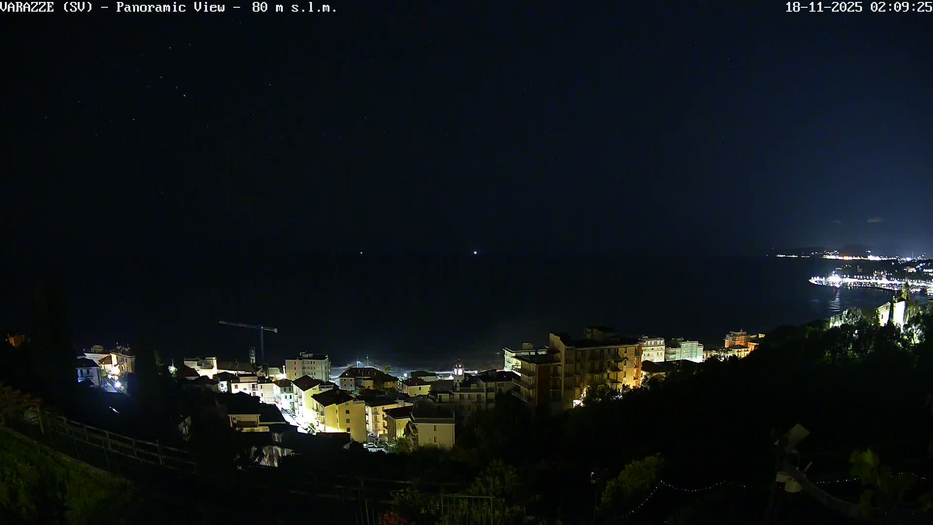 Varazze, Ligurian Sea Panaromic  Live Cam -  Liguria, Italy