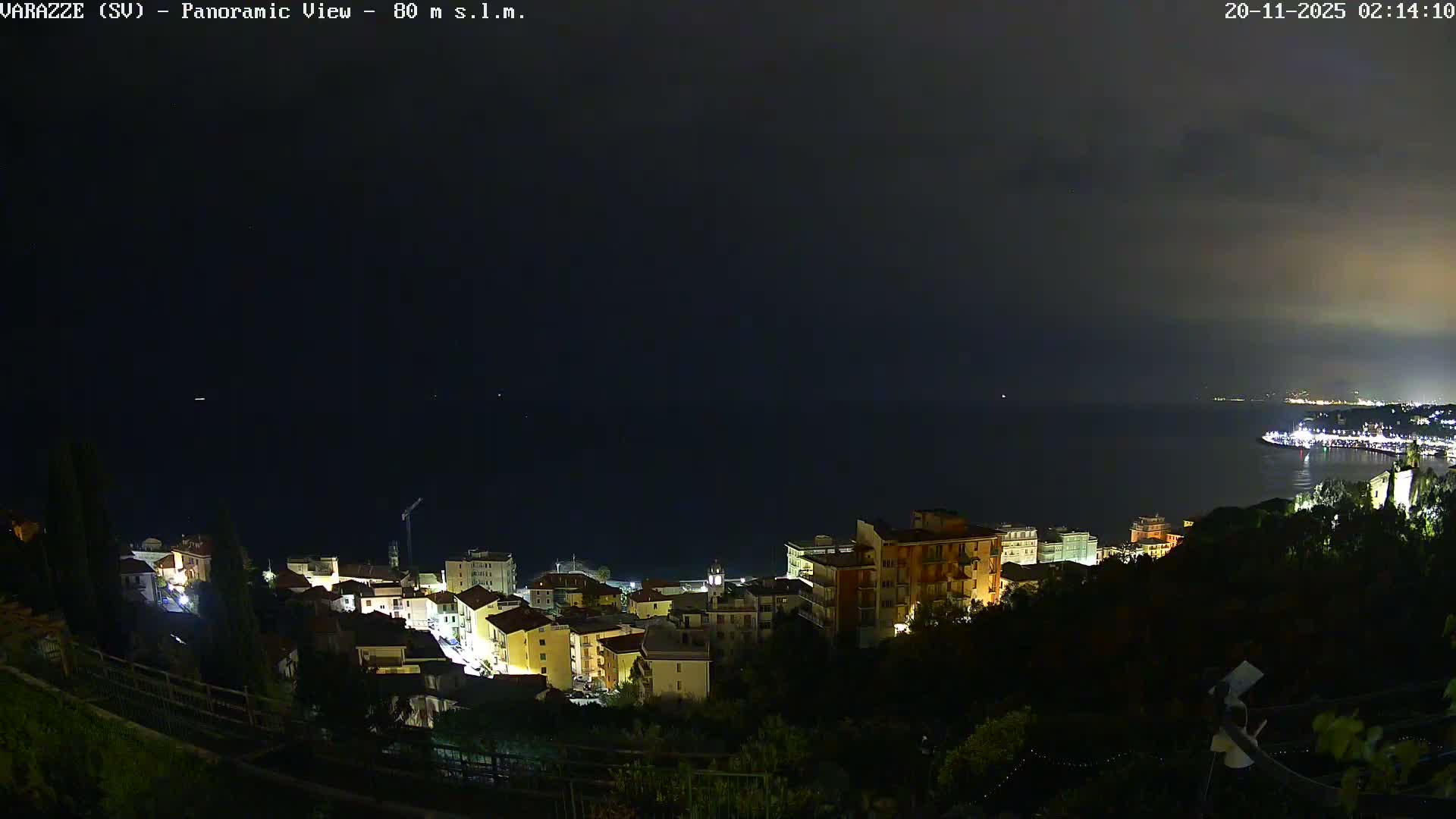 Varazze, Ligurian Sea Panaromic  Live Cam -  Liguria, Italy