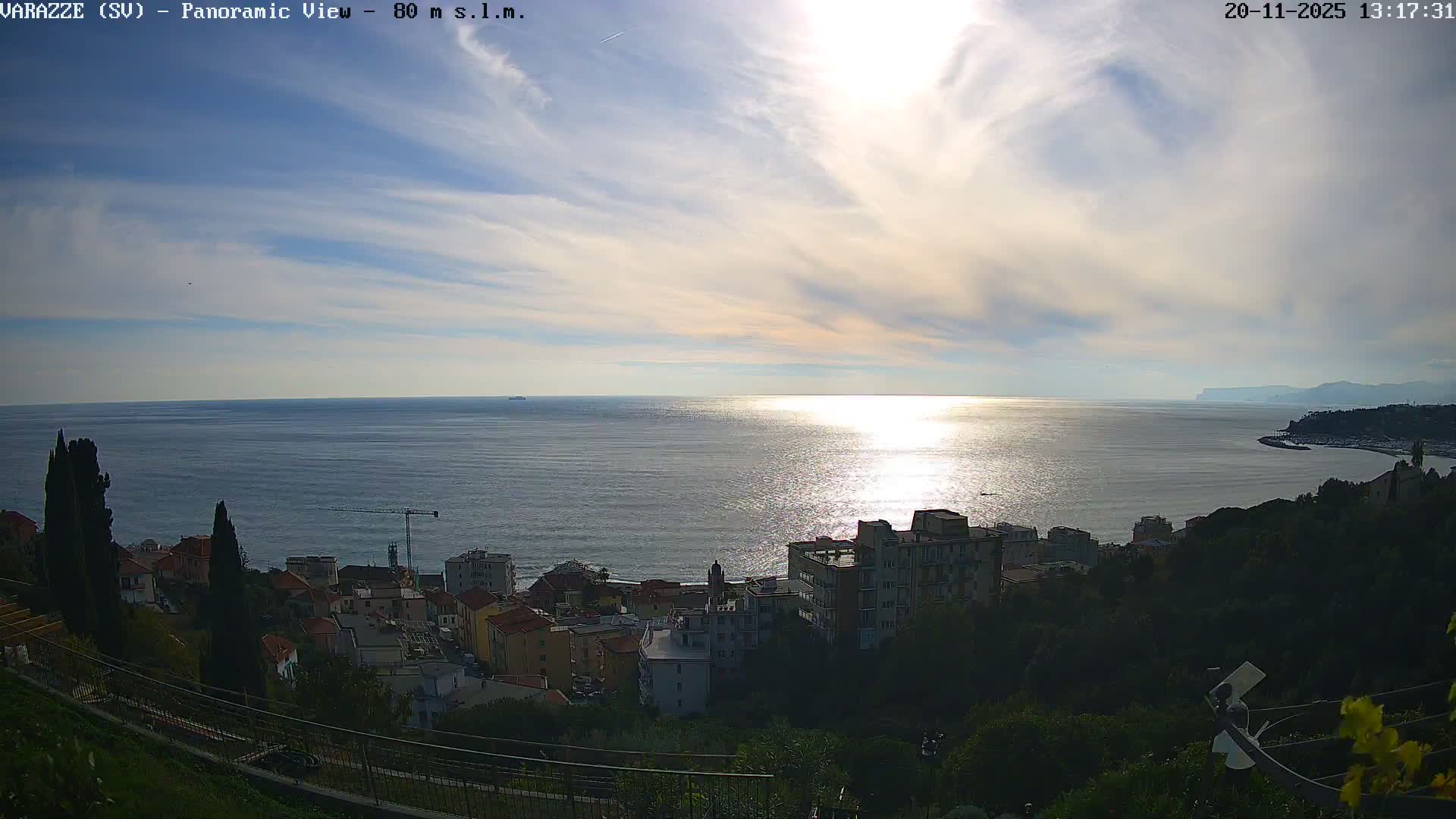 Varazze, Ligurian Sea Panaromic  Live Cam -  Liguria, Italy