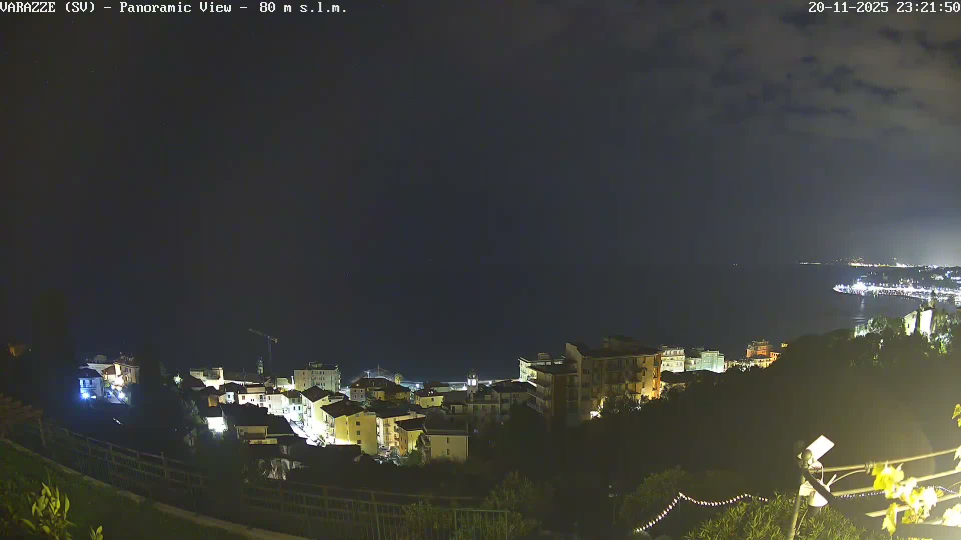 Varazze, Ligurian Sea Panaromic  Live Cam -  Liguria, Italy